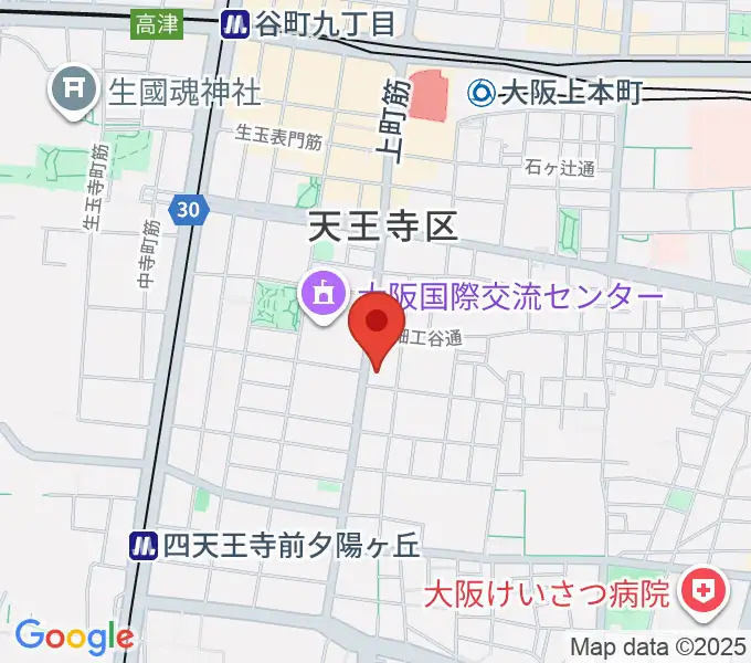 ファナ大阪の地図