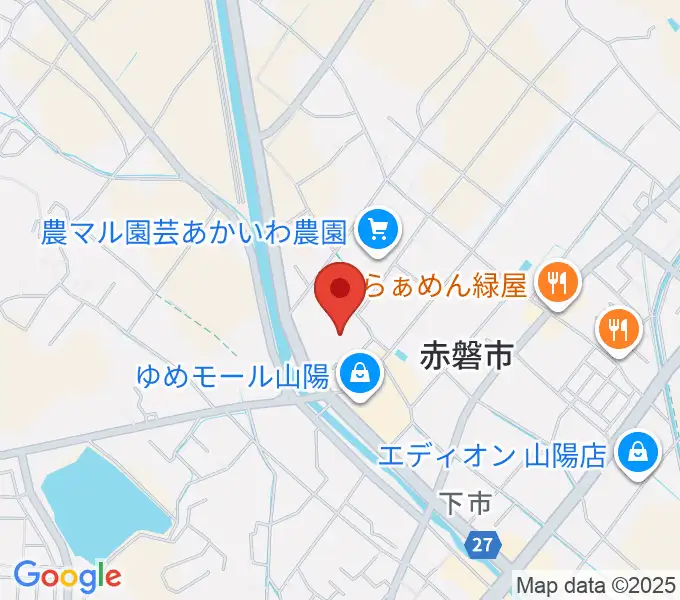 ミュージックセンター山陽 ヤマハミュージックの地図
