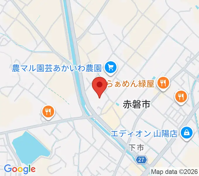 ミュージックセンター山陽 ヤマハミュージックの地図
