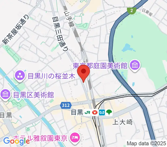 東京倶楽部 目黒店の地図