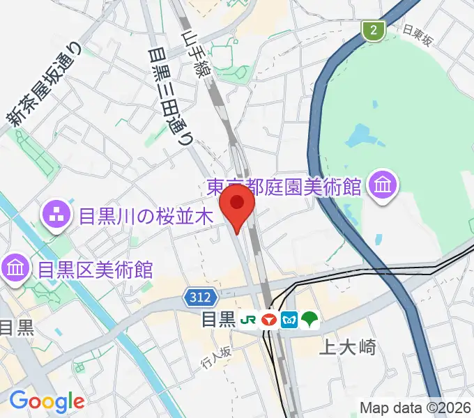 東京倶楽部 目黒店の地図