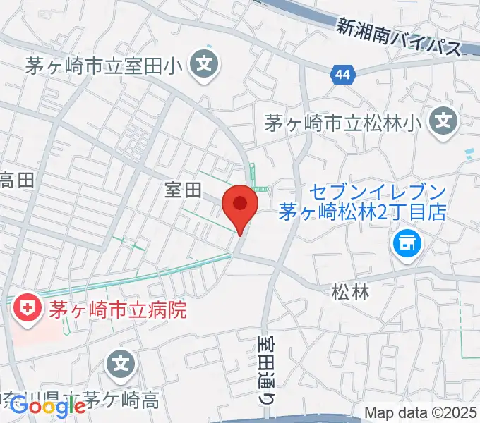 パプリカミュージックの地図