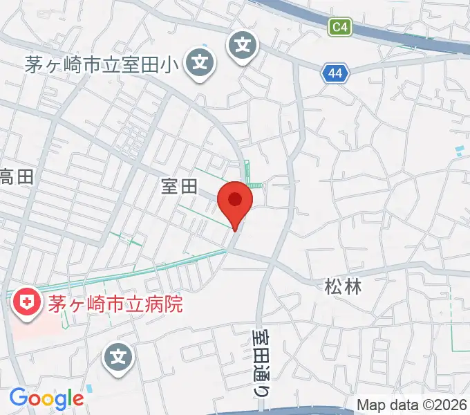 パプリカミュージックの地図