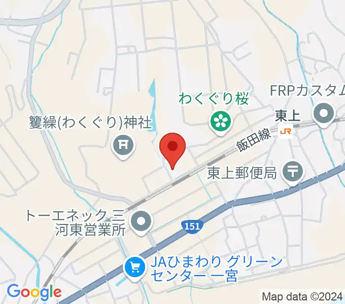 AIピアノ教室の地図