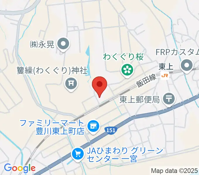 AIピアノ教室の地図