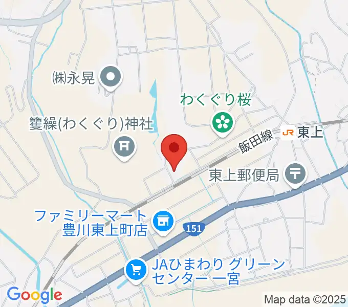 AIピアノ教室の地図