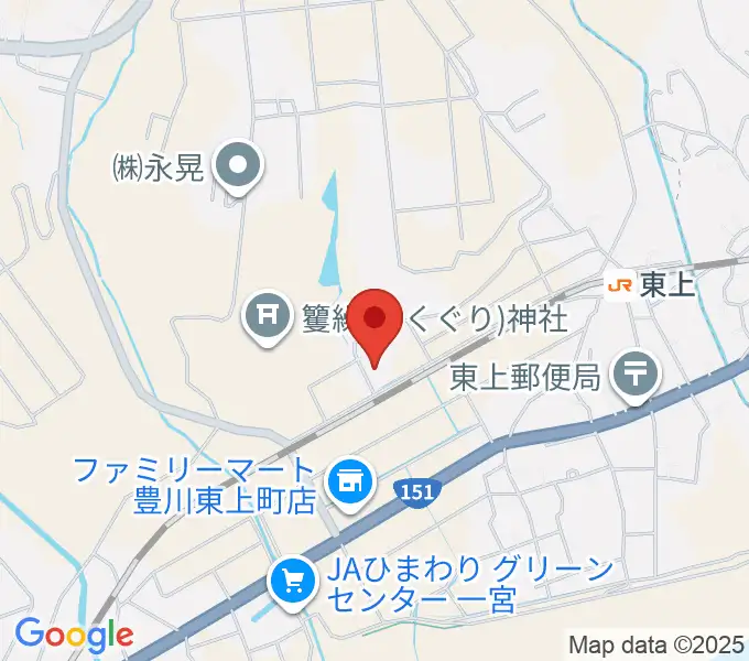 AIピアノ教室の地図