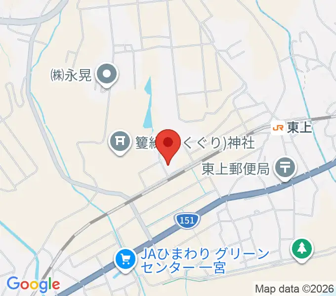 AIピアノ教室の地図