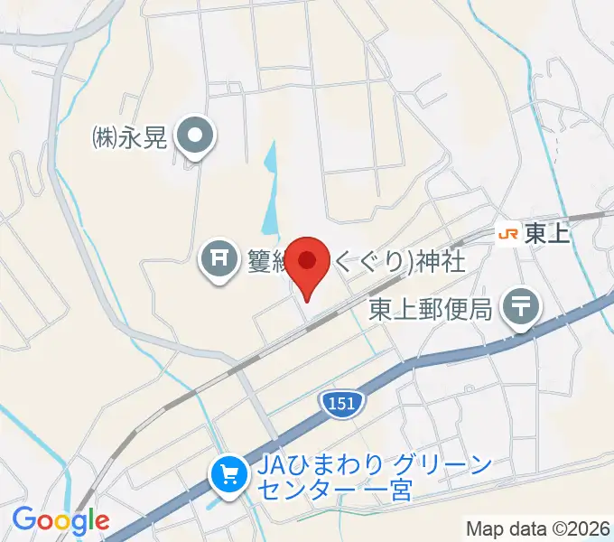 AIピアノ教室の地図