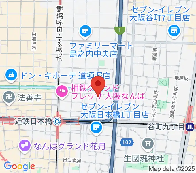 JAM`s Factoryの地図