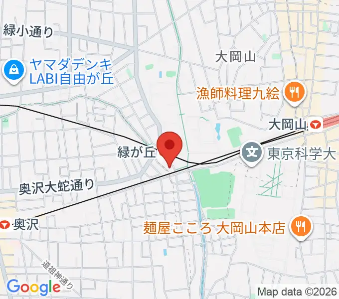 i-strings 音楽教室の地図