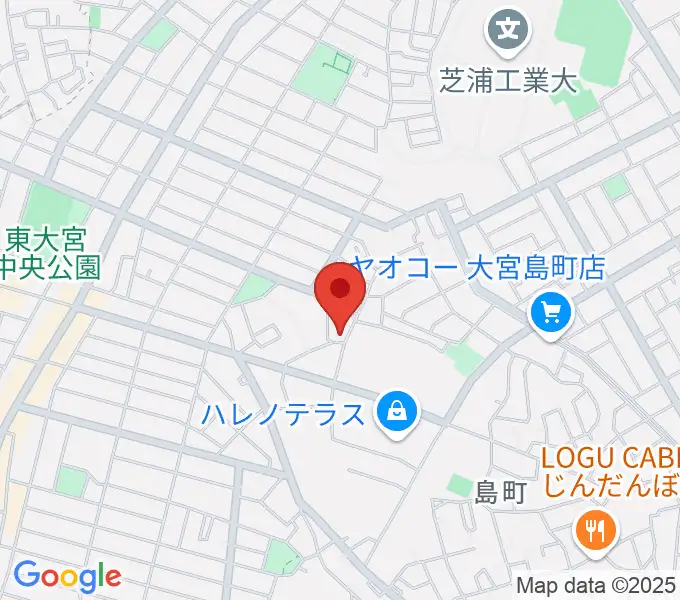 レスポワールピアノ教室の地図