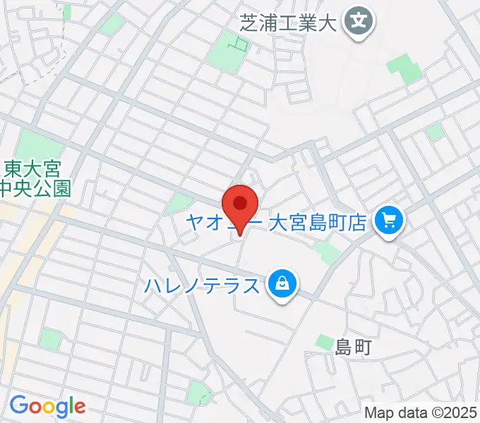 レスポワールピアノ教室の地図