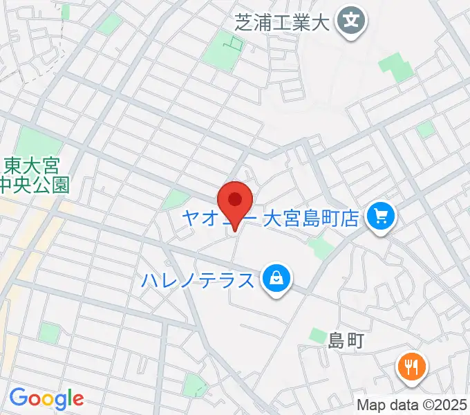 レスポワールピアノ教室の地図