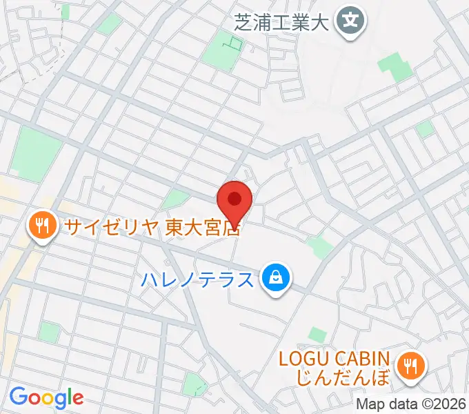 レスポワールピアノ教室の地図