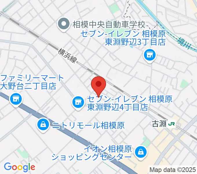 そらまめピアノ教室の地図