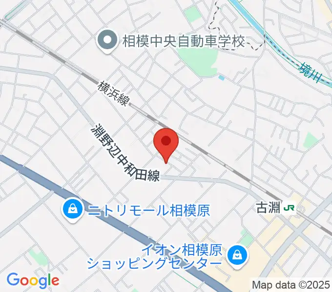 そらまめピアノ教室の地図