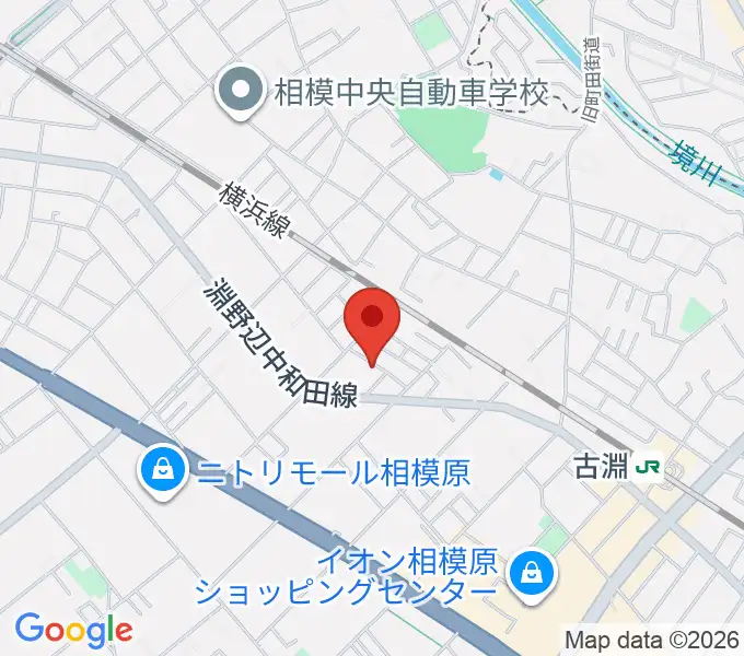 そらまめピアノ教室の地図