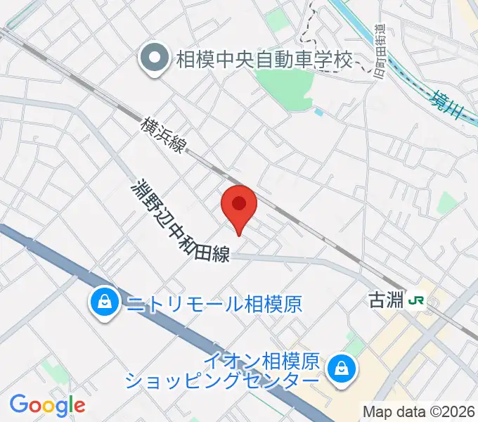 そらまめピアノ教室の地図