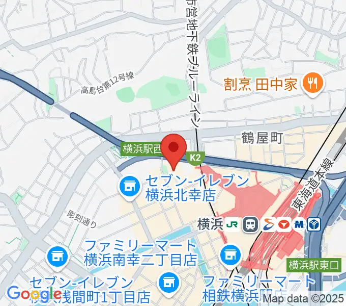STスポットの地図