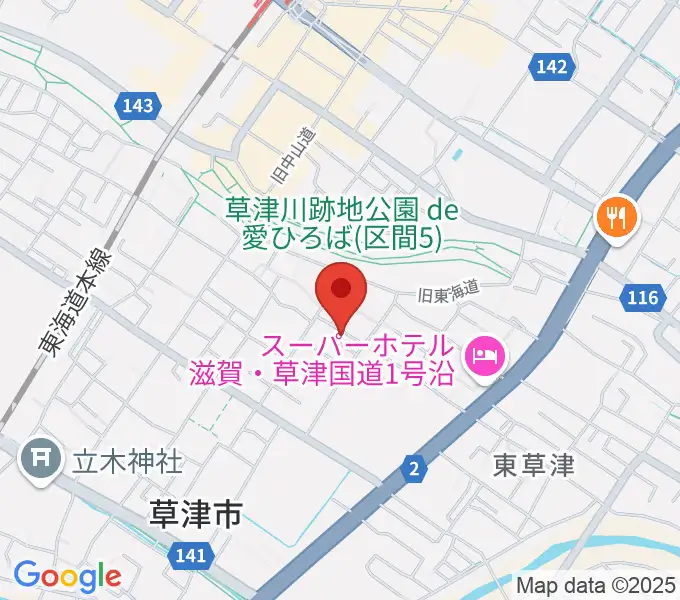松尾ピアノ教室の地図