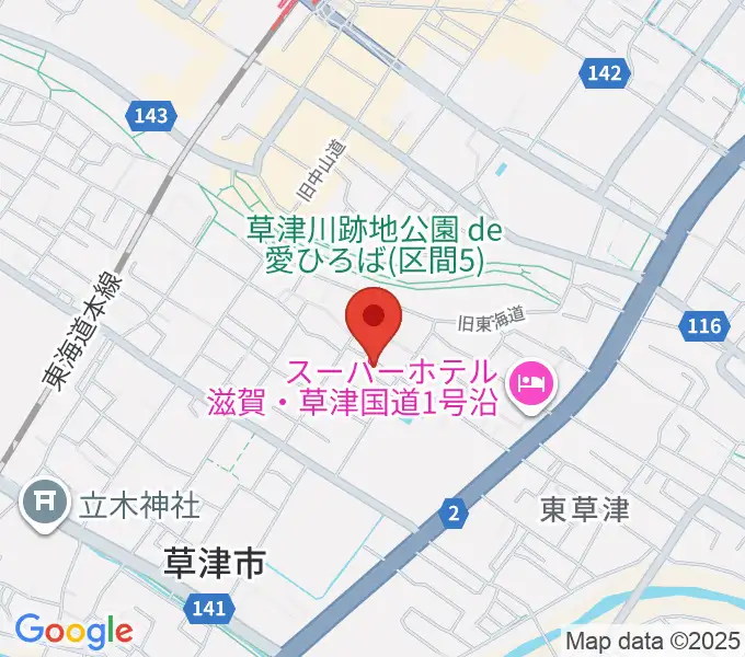 松尾ピアノ教室の地図