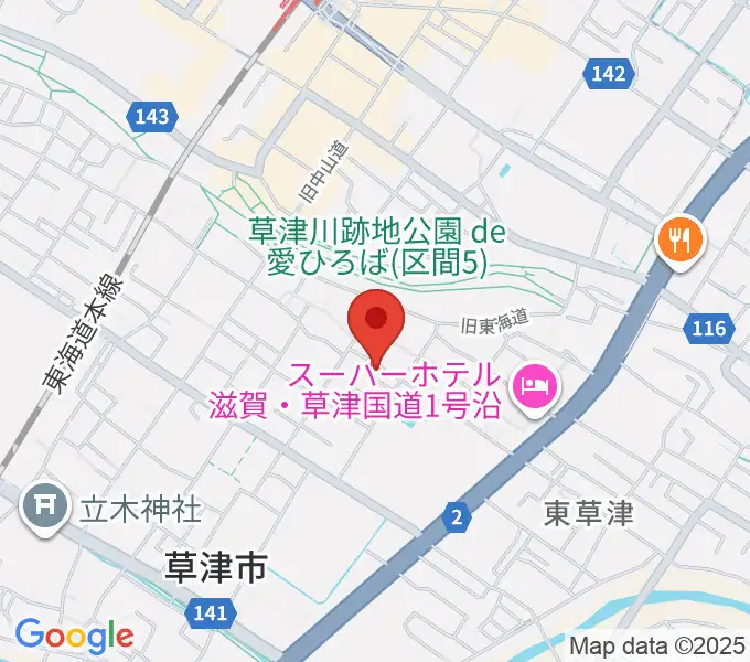 松尾ピアノ教室の地図