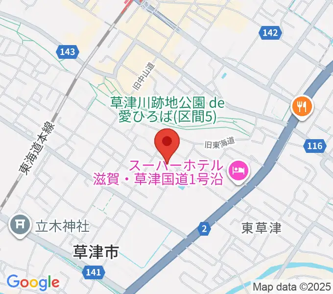 松尾ピアノ教室の地図