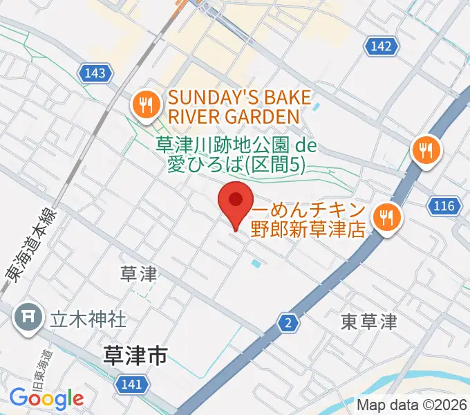 松尾ピアノ教室の地図