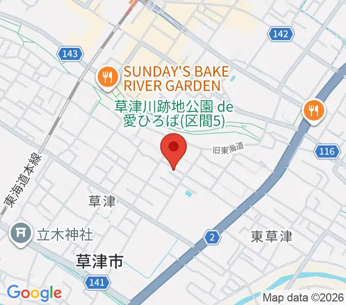 松尾ピアノ教室の地図