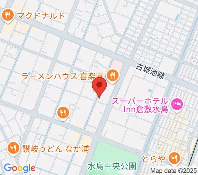 ミュージックセンター水島 ヤマハミュージックの地図