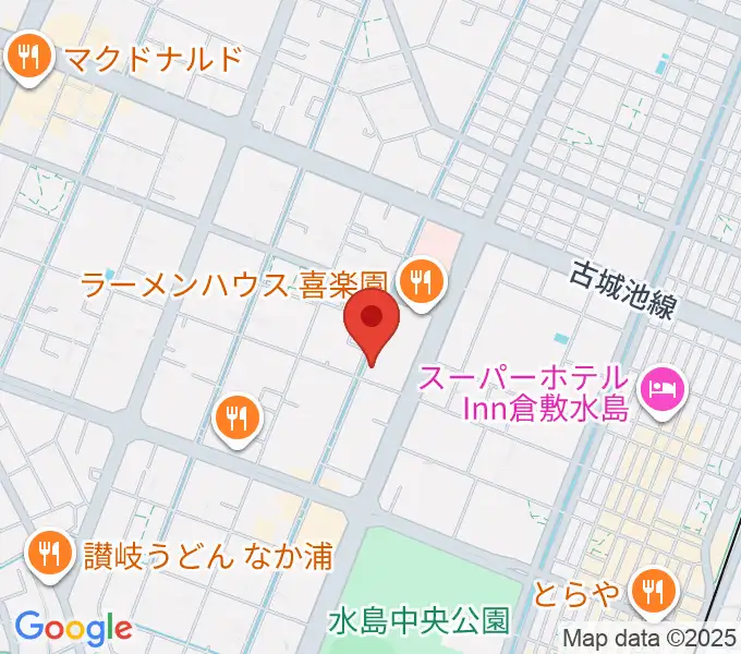 ミュージックセンター水島 ヤマハミュージックの地図