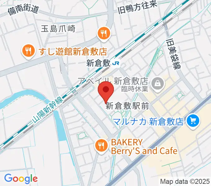 ミュージックセンター玉島 ヤマハミュージックの地図