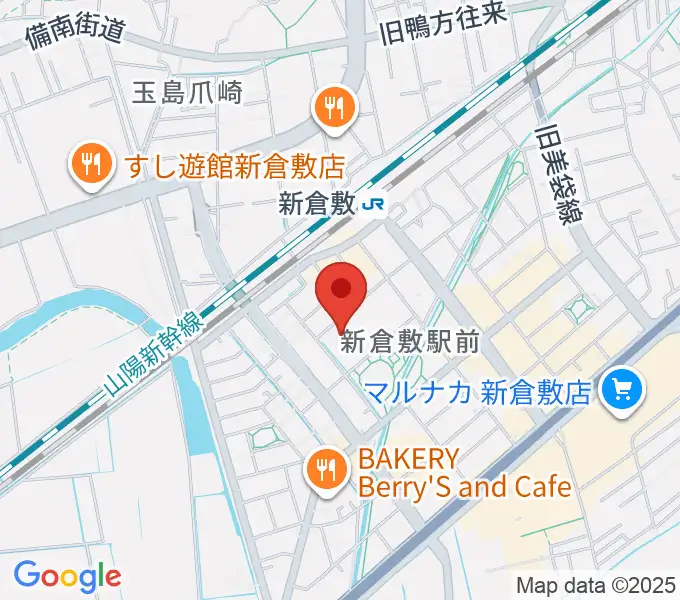 ミュージックセンター玉島 ヤマハミュージックの地図