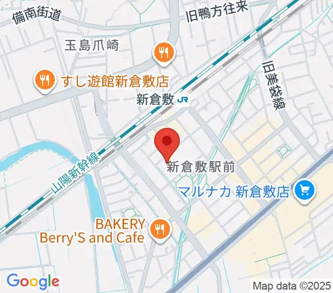 ミュージックセンター玉島 ヤマハミュージックの地図