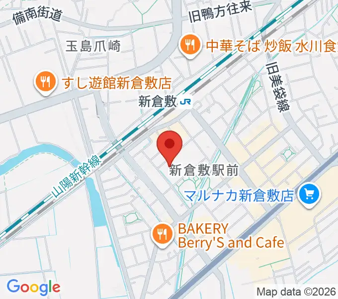 ミュージックセンター玉島 ヤマハミュージックの地図