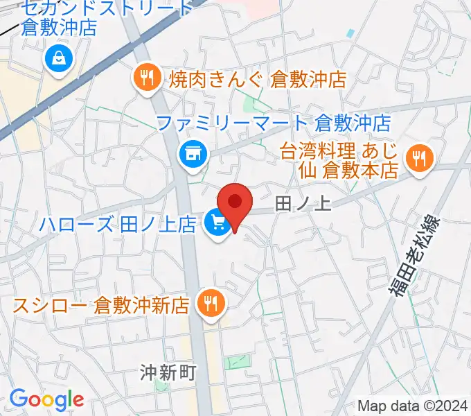 ミュージックアベニュー倉敷 ヤマハミュージックの地図