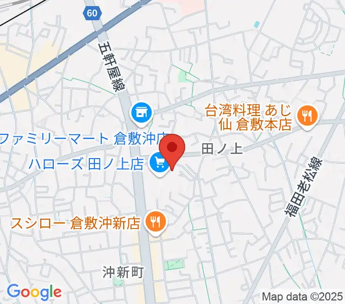 ミュージックアベニュー倉敷 ヤマハミュージックの地図