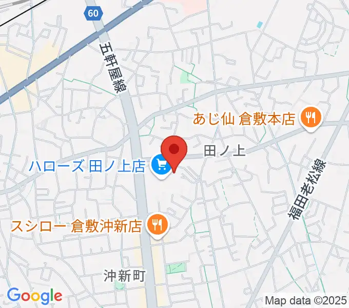ミュージックアベニュー倉敷 ヤマハミュージックの地図