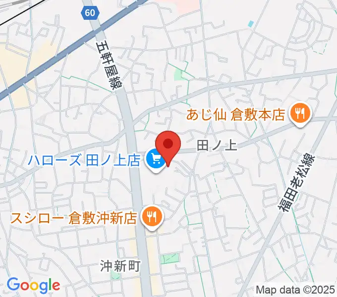 ミュージックアベニュー倉敷 ヤマハミュージックの地図