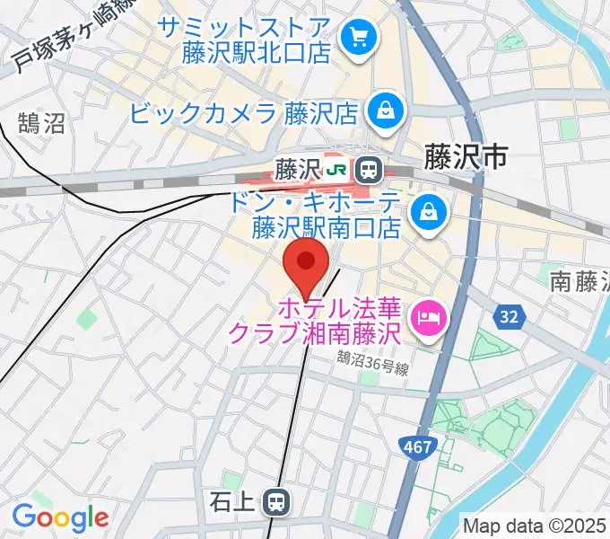 昭和音楽大学附属音楽・バレエ教室 藤沢校の地図