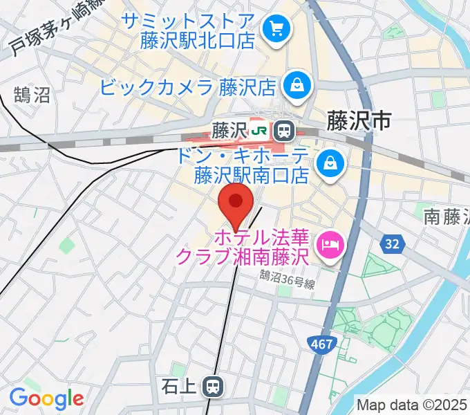 昭和音楽大学附属音楽・バレエ教室 藤沢校の地図