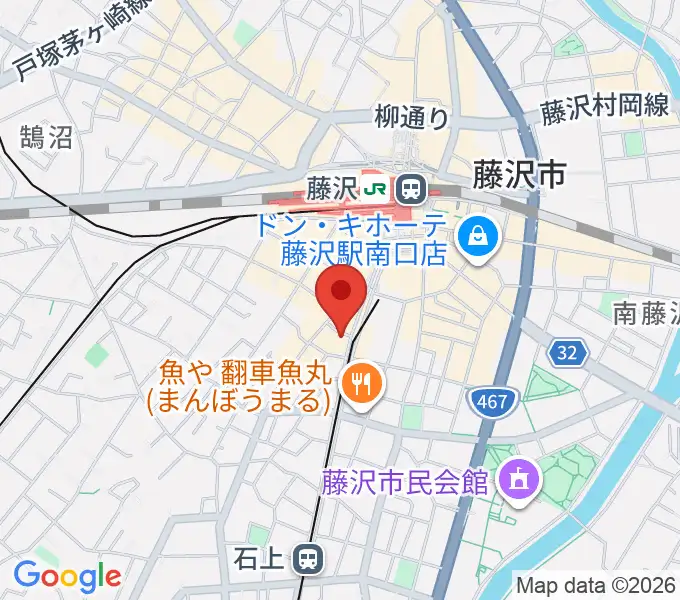 昭和音楽大学附属音楽・バレエ教室 藤沢校の地図