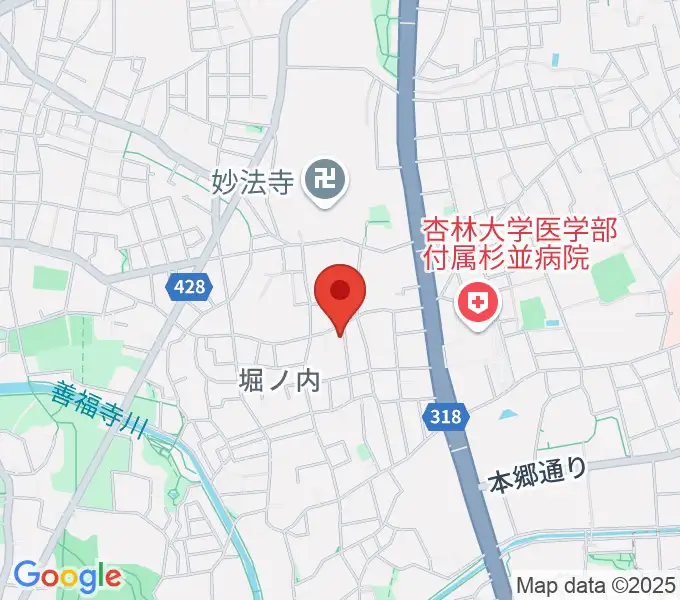 まつもと音楽教室の地図