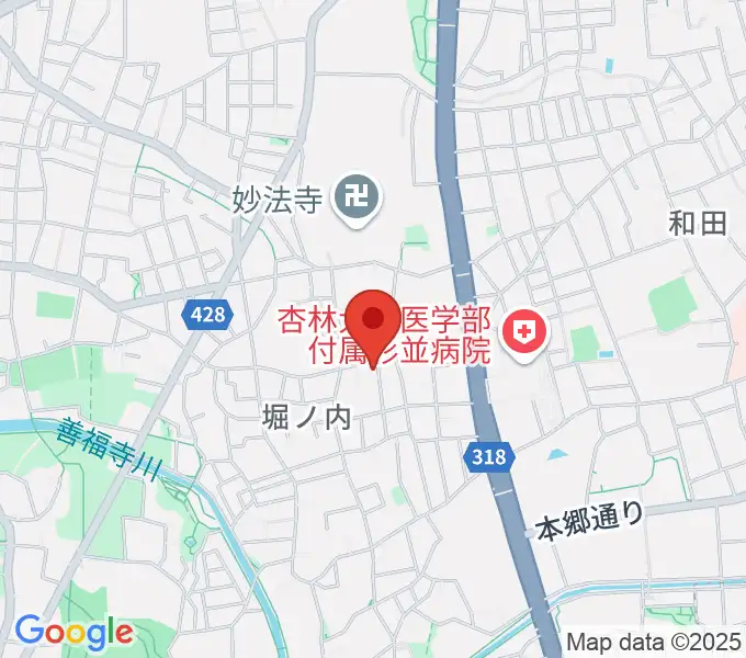 まつもと音楽教室の地図