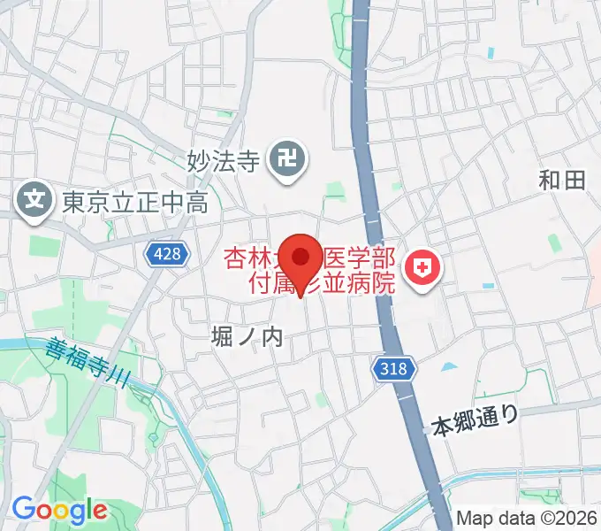 まつもと音楽教室の地図