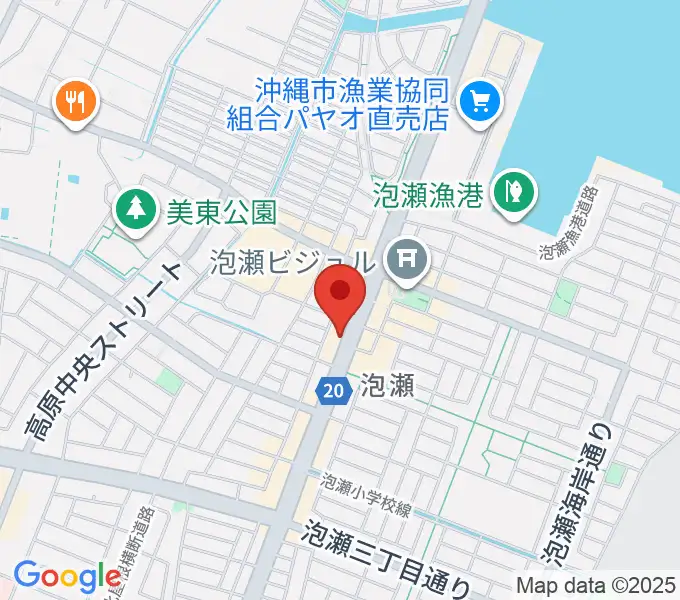 Yumeボーカル教室 沖縄/泡瀬校の地図