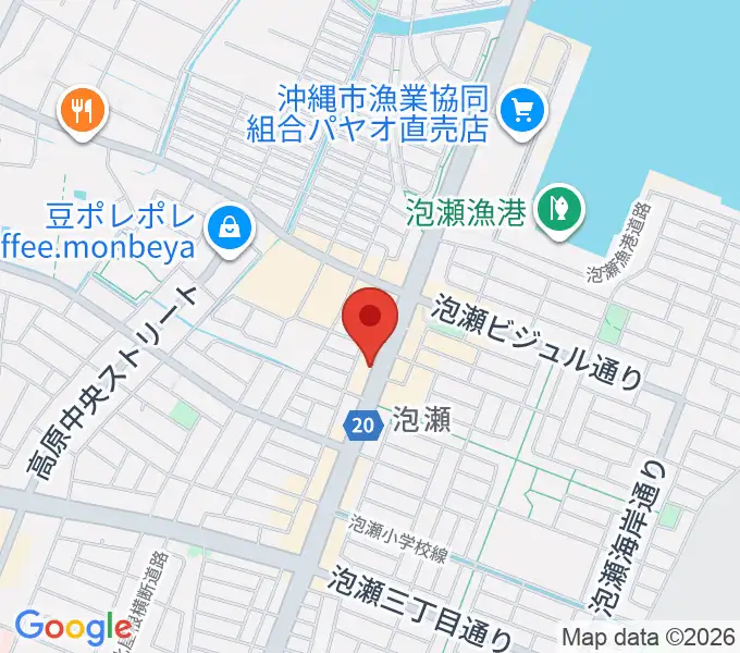 Yumeボーカル教室 沖縄/泡瀬校の地図