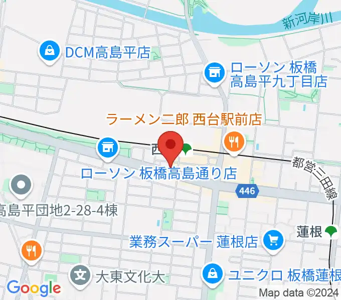 マツモトピアノサービスの地図