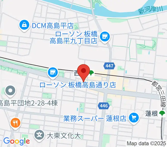 マツモトピアノサービスの地図